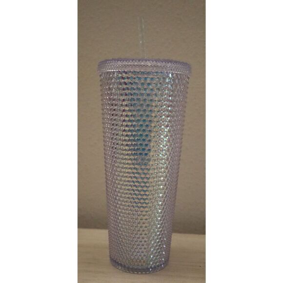 Starbucks "2023" Iridescent Bling Studded Venti Cold Tumbler - 24 oz - Picture 2 of 9
